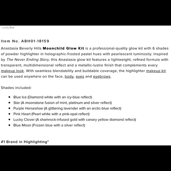 ABH🌙 Moonchild Glow Face Body Highlighter - Picture 4 of 6